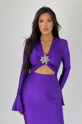 Vestido Cecília Roxo