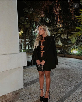 Vestido Taynara Preto